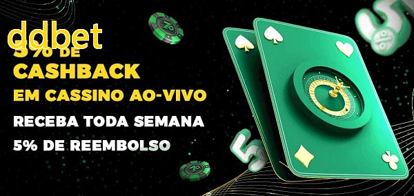 Promoções do cassino ao Vivo ddbet